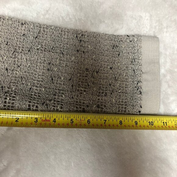 Tobi Extra Long Button Down Oatmeal w/Black Loose Knit Cardigan Size Small - Picture 9 of 13